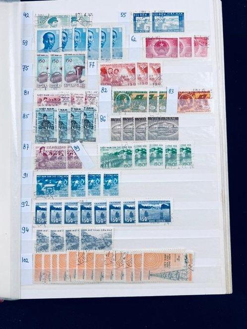 Wereld - Collectie Vietnam ,Mongolië en Wereld in 2 Albums, Postzegels en Munten, Postzegels | Amerika