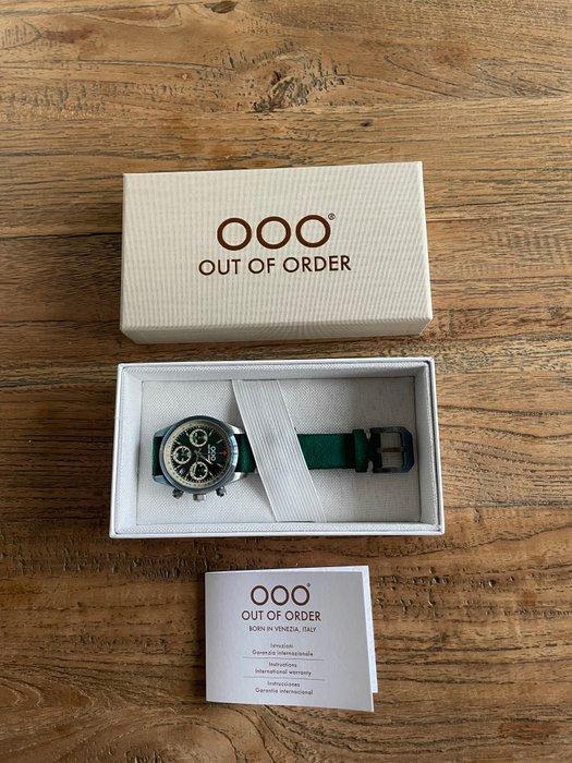 Out of Order - Royal Green Sporty Chronograph - Zonder, Handtassen en Accessoires, Horloges | Heren