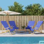vidaXL Strandhanddoeken 4 st 400 g/m² 60x135 cm stof, Huis en Inrichting, Verzenden, Nieuw