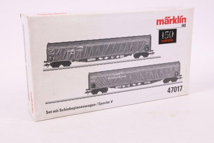 Märklin H0 - 47017 - Modeltrein goederenwagonset (1) - Twee, Hobby en Vrije tijd, Modeltreinen | H0