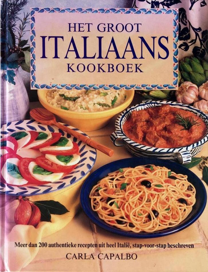 GROOT ITALIAANS KOOKBOEK 9789041001818 CAPALBO, Boeken, Kookboeken, Gelezen, Verzenden