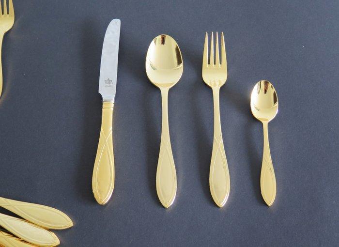 Solingen, SBS - Bestekset (70) - Bestek Solingen 24 karaat, Antiek en Kunst, Antiek | Meubels | Tafels