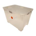 Transparante opbergbak 39x28x28 cm 22 liter nestbaar PP, Doe-het-zelf en Bouw, Ophalen of Verzenden, Nieuw