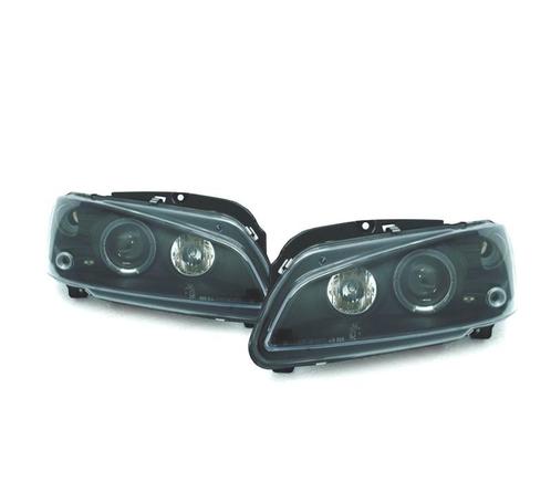 PHARES PEUGEOT 106 ANGEL EYES FOND NOIR 96-05 H1, Auto-onderdelen, Verlichting, Verzenden