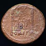 Romeinse Rijk. Tiberius (14-37 n.Chr.). Quadrans Lugdunum
