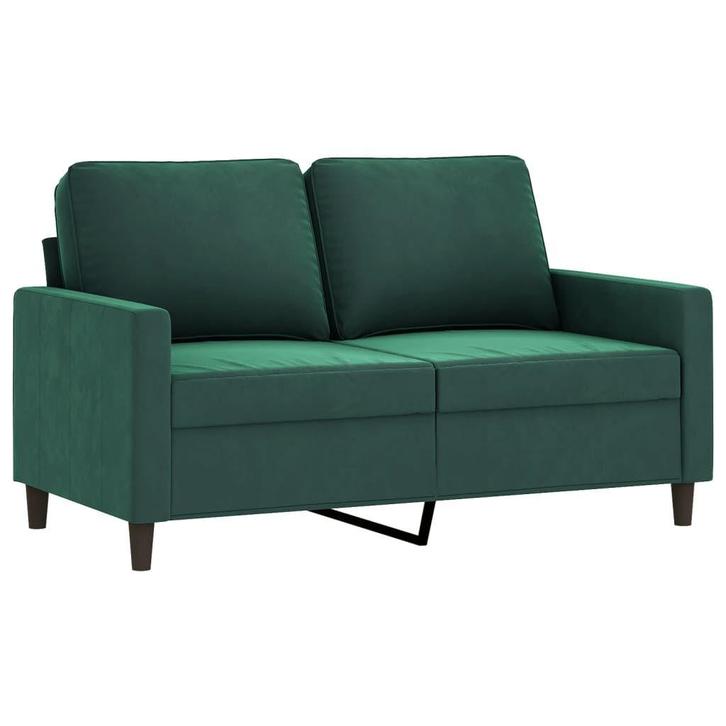Groene Fluwelen Bank 120cm | Tweede Kansje | Stijlvol Wonen, Huis en Inrichting, Zetels | Zetels, Minder dan 150 cm, 75 tot 100 cm