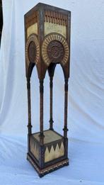 Carlo Bugatti - Bijzettafel - Walnoot / ebbenhout / been /