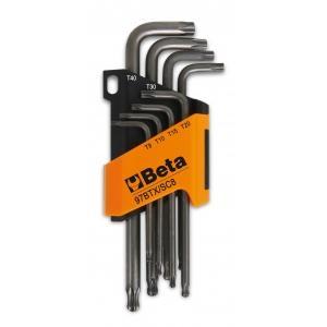 Beta 97btx/sc8-jeu 8 clÉs mÂles coudÉes torx®, Bricolage & Construction, Outillage | Outillage à main