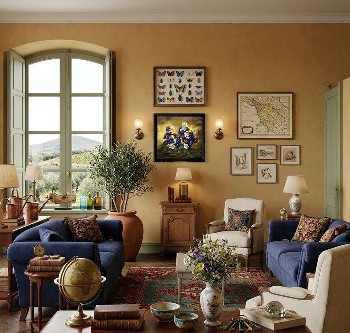 École européenne (XX) - Bouquet à Fleurs, Antiquités & Art, Art | Peinture | Classique