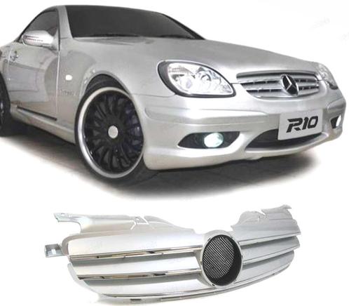 CALANDRE MERCEDES SLK R170 96-04 LOOK SPORT ARGENT CHROMÉ, Auto-onderdelen, Carrosserie, Verzenden