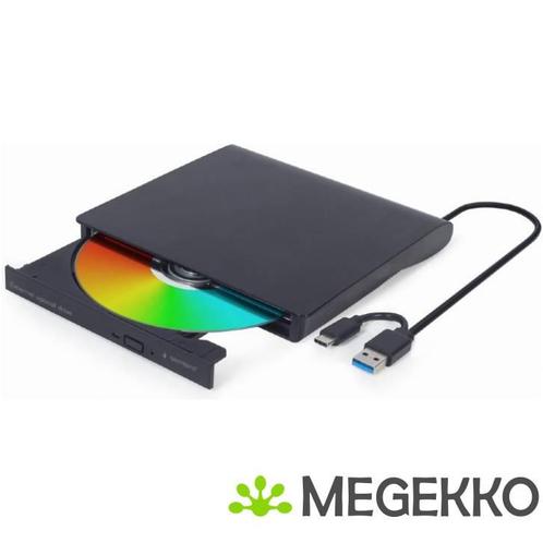 Gembird DVD-USB-03 optisch schijfstation DVDRW Zwart, Informatique & Logiciels, Ordinateurs & Logiciels Autre, Envoi