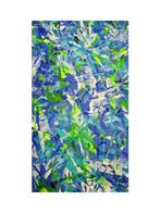 Giovanni Daurea - Astratto Floreale Blu (XL)