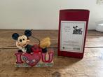 Enesco - Beeldje - Disney I Love You Mickey Mouse figuur -, Verzamelen, Disney, Nieuw