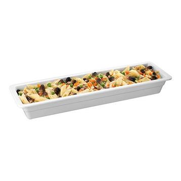 Gastronorm bak wit melamine | 2/4 GN | 32,5x17,6x6,5(h)cm beschikbaar voor biedingen