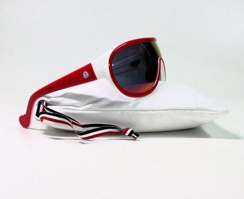 Moncler - Sonnenbrille ML0047 68C - weiss rot - Monoglas -, Handtassen en Accessoires, Zonnebrillen en Brillen | Dames