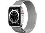 Apple Watch Series 6 (2020) - GPS + 4G - 44mm Roestvrij, Verzenden, Zo goed als nieuw, Apple
