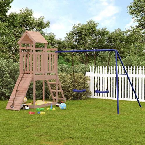 vidaXL Speelhuis massief douglashout, Kinderen en Baby's, Speelgoed | Buiten | Speeltoestellen, Nieuw, Verzenden