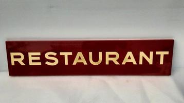 Restaurant - Emaillerie Belge - Emaille bord - Emaille