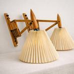 Strini - Wandlamp (2) - Vurenhout - West-Duitse lampen