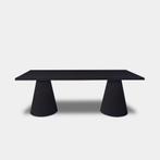 Tafel Boomstam Eikenhout  Set Kegelpoot  160x90, Nieuw