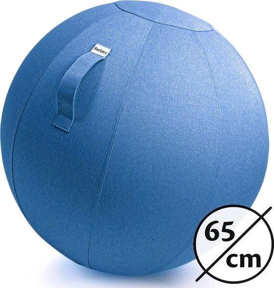 2dekans | Bckz Zitbal Linnen 65 CM - Zitballen met Hoes -, Sports & Fitness, Yoga & Pilates, Enlèvement ou Envoi