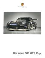 2009 PORSCHE 911 GT3 CUP BROCHURE DUITS, Ophalen of Verzenden