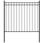 Tuinhek Deal! Zwart Stalen Hekwerk -40%! Ideaal voor de B..., Verzenden, Nieuw, IJzer, Tuinhek