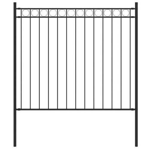 Tuinhek Deal! Zwart Stalen Hekwerk -40%! Ideaal voor de B..., Tuin en Terras, Tuinhekken en Hekwerk, Nieuw, IJzer, Tuinhek, Verzenden