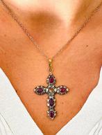 Zonder Minimumprijs - Halsketting - 9 kt. Geel goud, Zilver, Handtassen en Accessoires, Kettingen, Nieuw