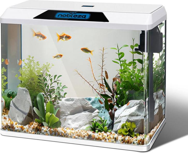Aquarium Kit - 49,8x29x43,5 cm - 54L - Wit - Nobleza, Dieren en Toebehoren, Overige Dieren-accessoires, Verzenden