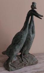 Beeld, Ducks - 38 cm - Brons, Antiquités & Art, Curiosités & Brocante