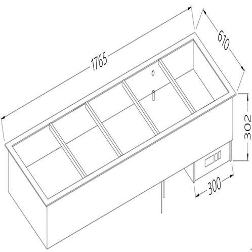 Bain-marie element 5X GN 1/1, Articles professionnels, Horeca | Équipement de cuisine, Envoi