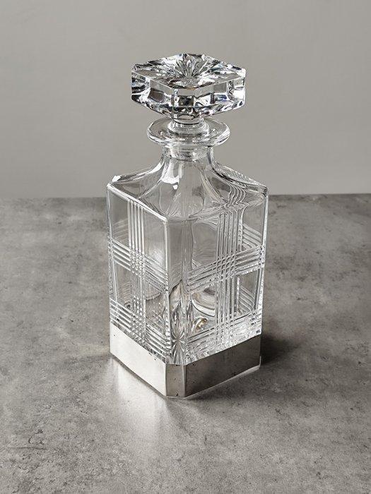 Mauro Zoppini - Karaf - .800 zilver - Fles voor whisky, Antiek en Kunst, Antiek | Zilver en Goud