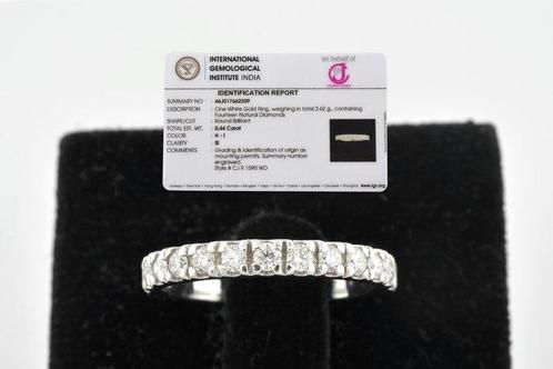 Bague de fiançailles - 14 carats Or blanc - 0.44ct. tw., Handtassen en Accessoires, Antieke sieraden