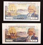 Guadeloupe, Saint-Pierre en Miquelon. - 2 x 5 Francs -