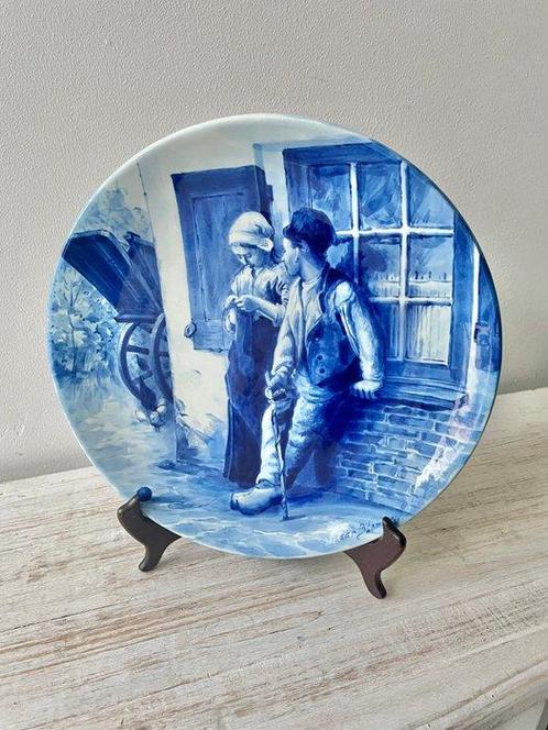 De Porceleyne Fles, Delft - Wandbord - naar Blommers -, Antiek en Kunst, Antiek | Glaswerk en Kristal