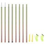 vidaXL Zonneschermpalen 2 st 250 cm gegalvaniseerd staal, Verzenden, Nieuw