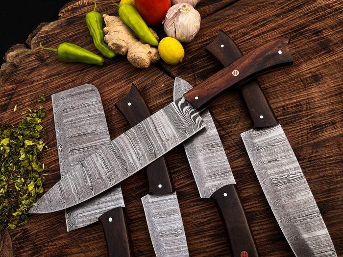 Black Smith - Keukenmes - Kitchen knife set - Keukenchef, Antiek en Kunst, Antiek | Keukengerei