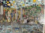 James Rizzi (1950-2011) - [3D]   NEW YORK CITY -  A MARATHON, Antiek en Kunst, Kunst | Schilderijen | Modern