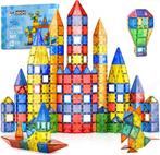 2dekans | MagniClicks Magnetic Tiles 100 stuks - Magnetisch, Ophalen of Verzenden