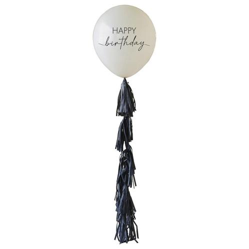 Happy Birthday Ballon 61cm, Hobby en Vrije tijd, Feestartikelen, Nieuw, Verzenden