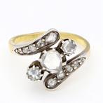 Ring - 18 karaat Geel goud Diamant (Natuurlijk), Handtassen en Accessoires, Ringen, Nieuw