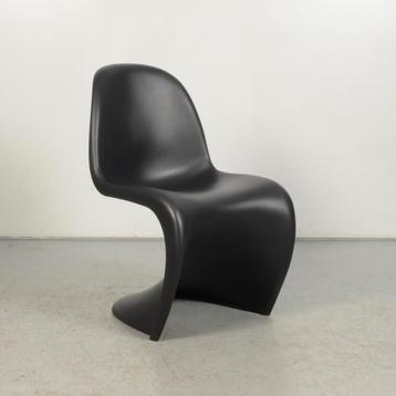 Design Kantinestoel Vitra Panton - Zwart disponible aux enchères