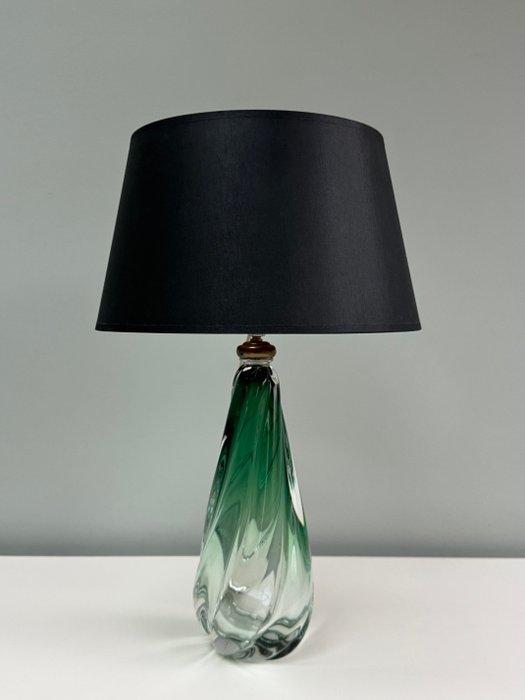 Val Saint Lambert - Lampe de table - Cristal, Antiquités & Art, Antiquités | Éclairage