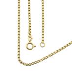 Gouden Venetiaanse schakelketting, Handtassen en Accessoires, Kettingen, Ophalen of Verzenden, Gebruikt, Overige kleuren, Goud