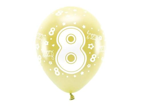 Ballonnen 8 Jaar Goud, Hobby en Vrije tijd, Feestartikelen, Nieuw, Verzenden