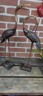 Paar bronzen vogels - 52 cm - Figure  (2) - Bronze, Antiek en Kunst