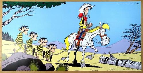 Achdé - 1 Offset Print - Lucky Luke - Les Dalton sont de, Boeken, Strips | Comics