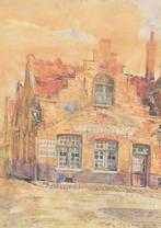 Pieter Cornelis Piet Kramer (1879-1940) - Café te Brugge, Antiquités & Art