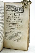 Jean Jacques Rousseau - Esprit, Maximes et Principes - 1764